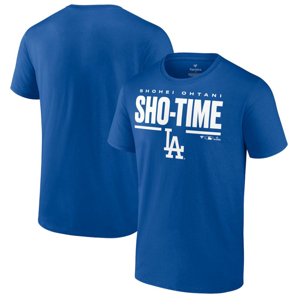 Shohei Ohtani Los Angeles Dodgers Sho-Time Horizontal T-Shirt Royal