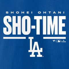 Shohei Ohtani Los Angeles Dodgers Sho-Time Horizontal T-Shirt Royal