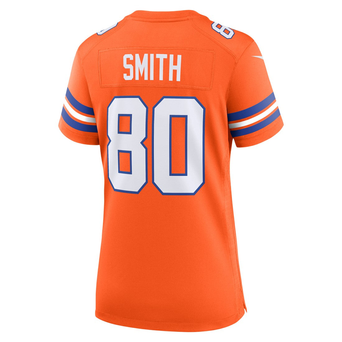 Rod Smith Denver Broncos Women's Mile High Collection 1977 Throwback Retired Player Game Jersey - Orange