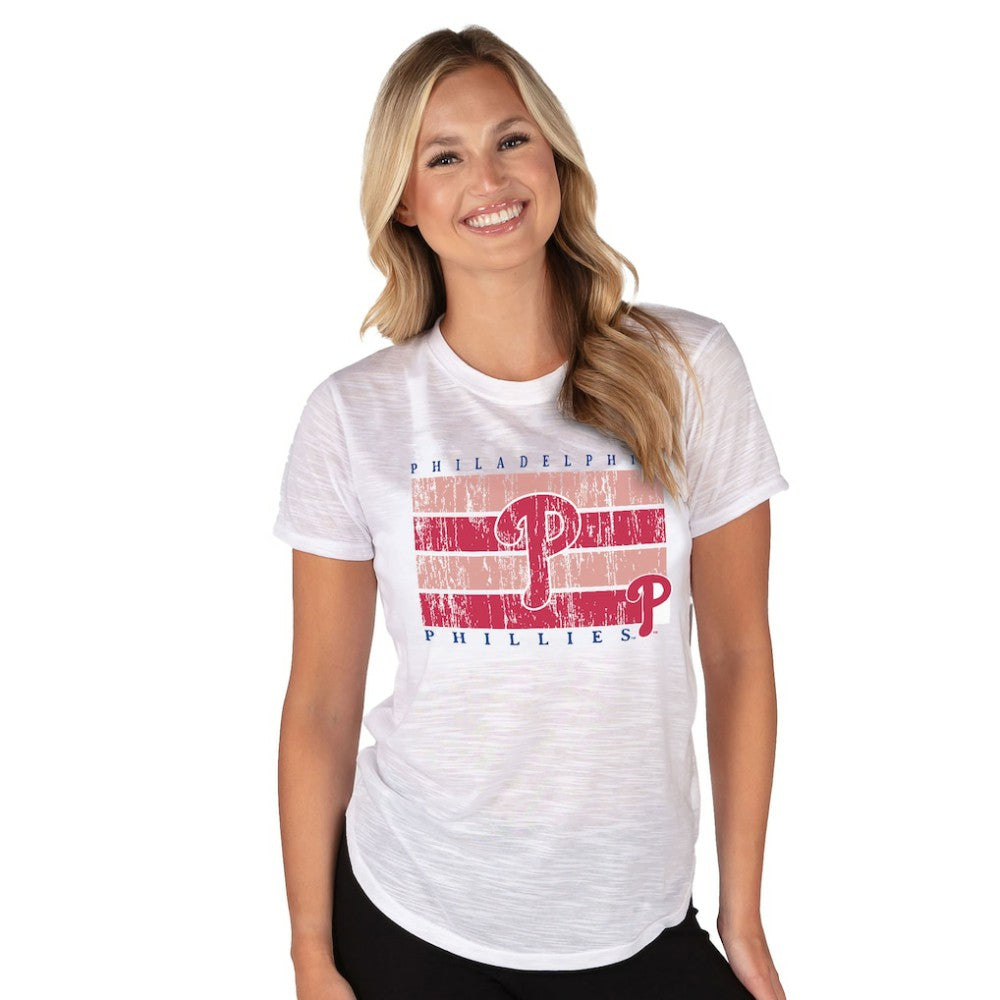Philadelphia Phillies Concepts Sport Women's Infuse Knit Top White