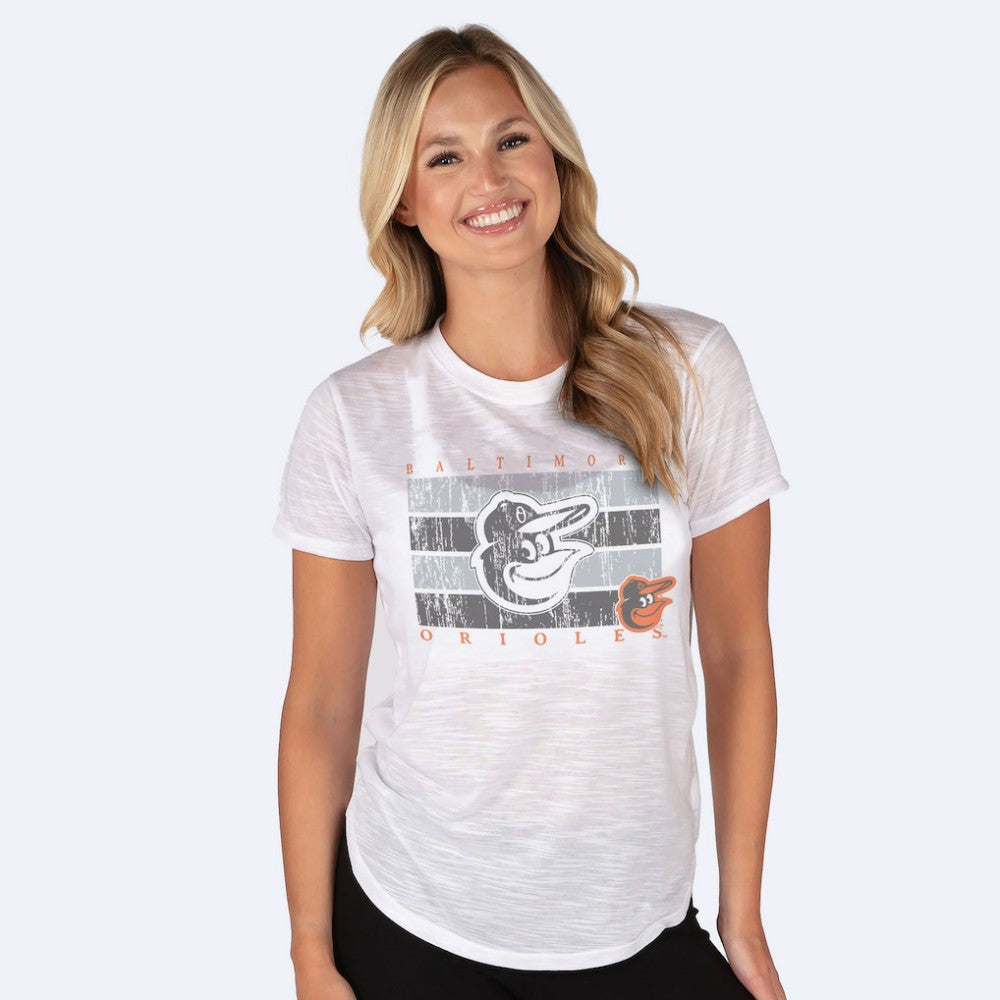 Baltimore Orioles Concepts Sport Women's Infuse Knit Top White