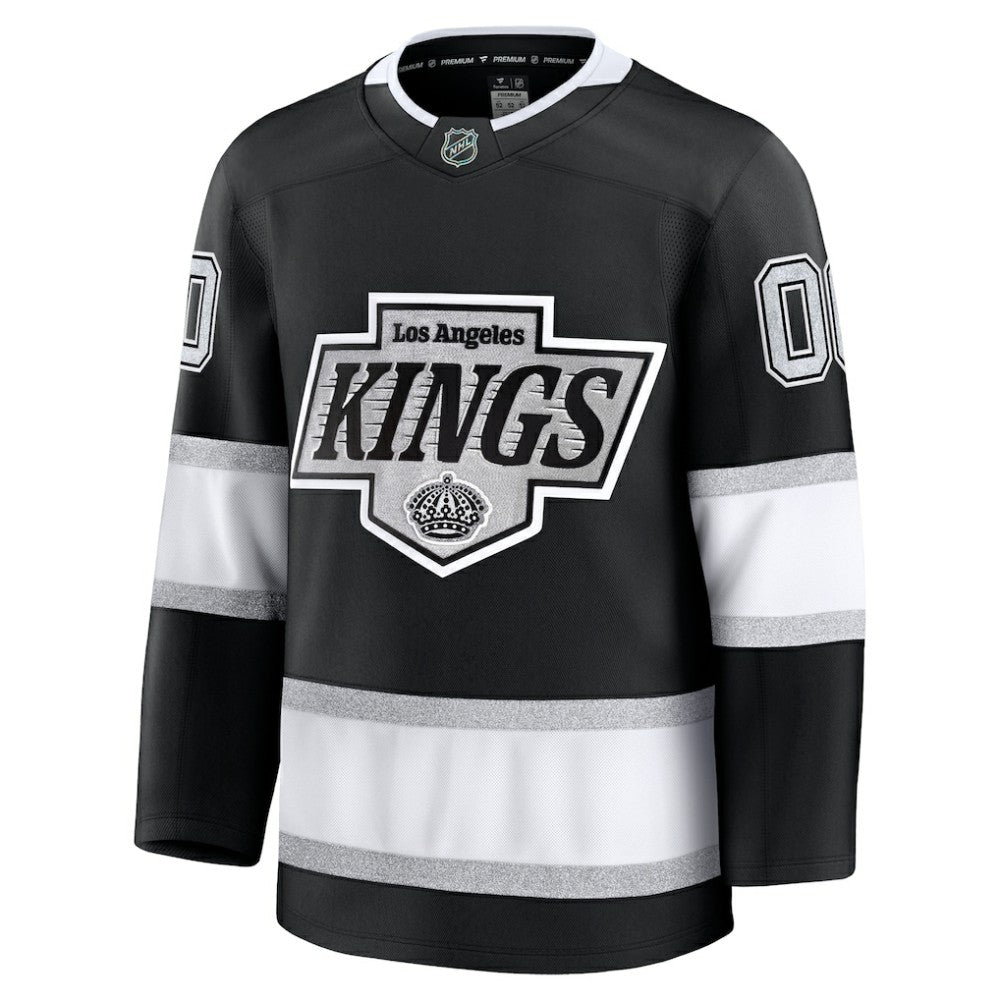 Los Angeles Kings Fanatics Home Premium Custom Jersey Black