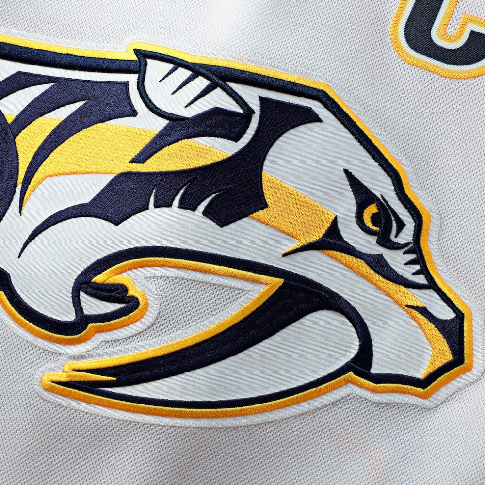 Nashville Predators Fanatics Away Premium Custom Jersey White