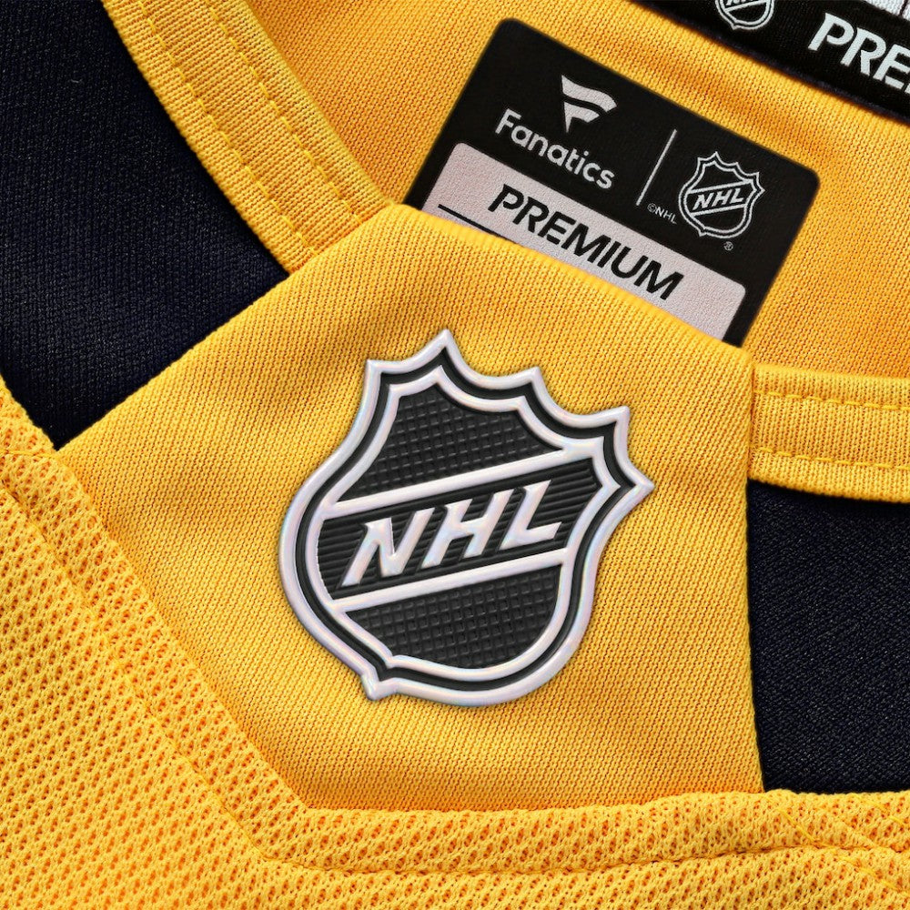 Nashville Predators Fanatics Home Premium Custom Jersey Gold