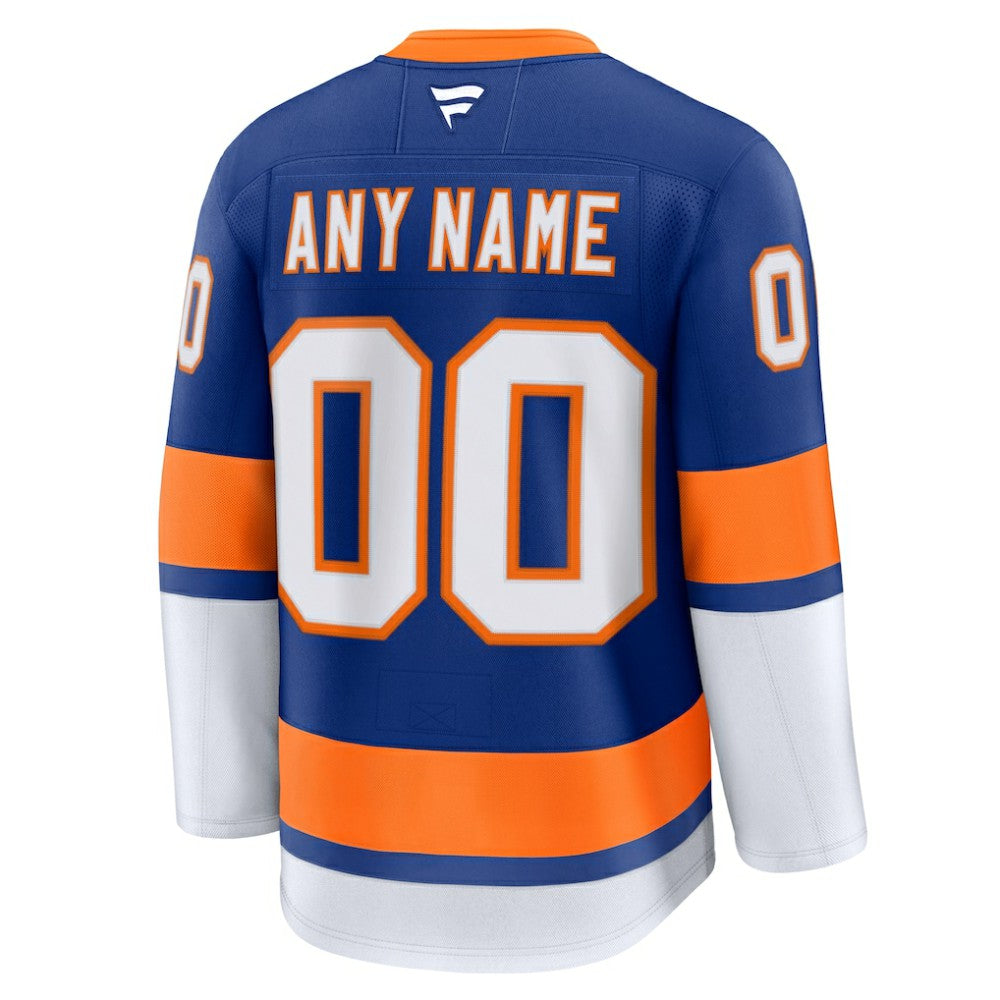 New York Islanders Fanatics Home Premium Custom Jersey Royal