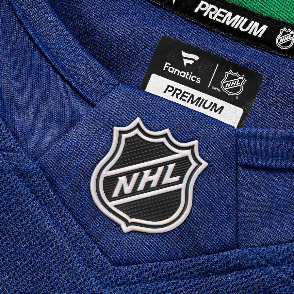 Vancouver Canucks Fanatics Home Premium Custom Jersey Blue