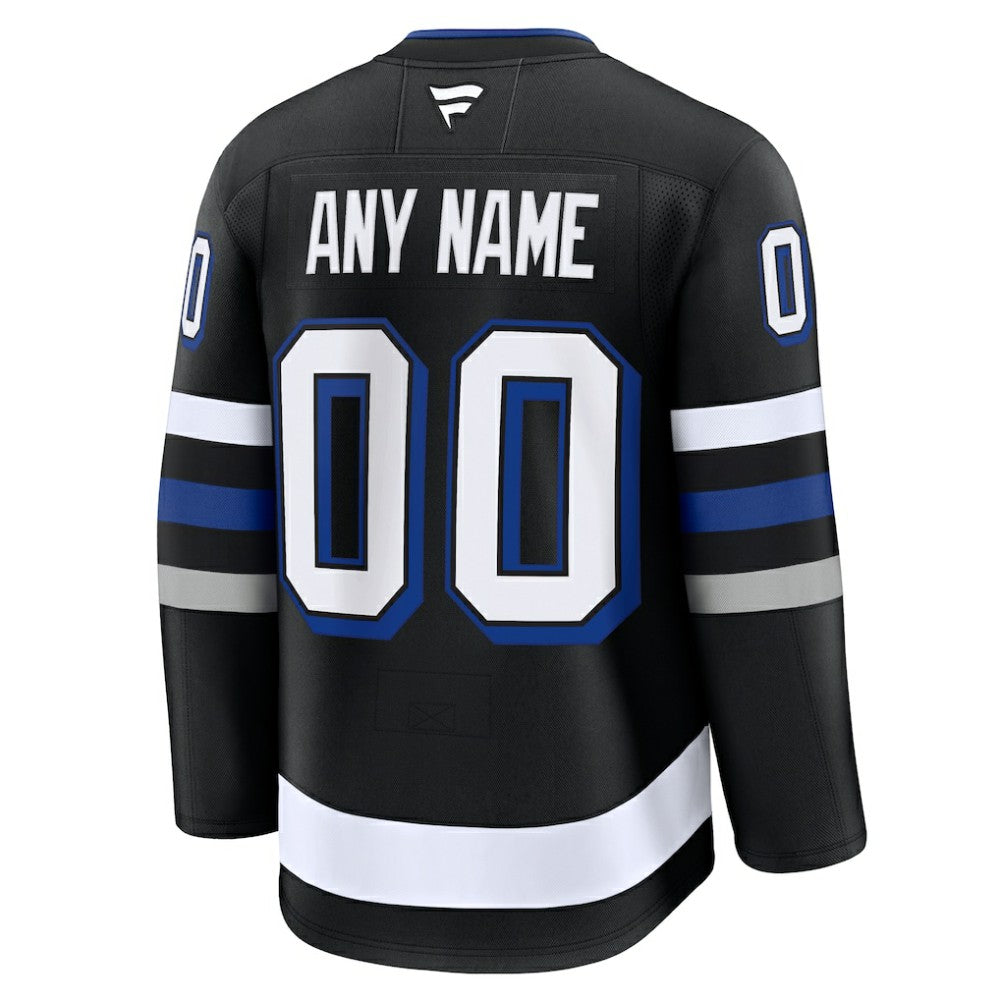 Tampa Bay Lightning Fanatics Alternate Premium Custom Jersey Black