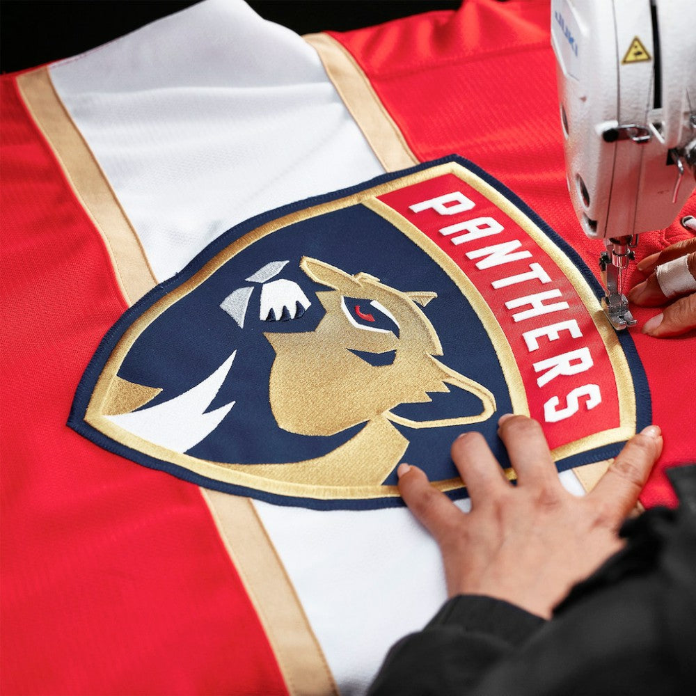 Florida Panthers Fanatics Home Authentic Pro Custom Jersey Red