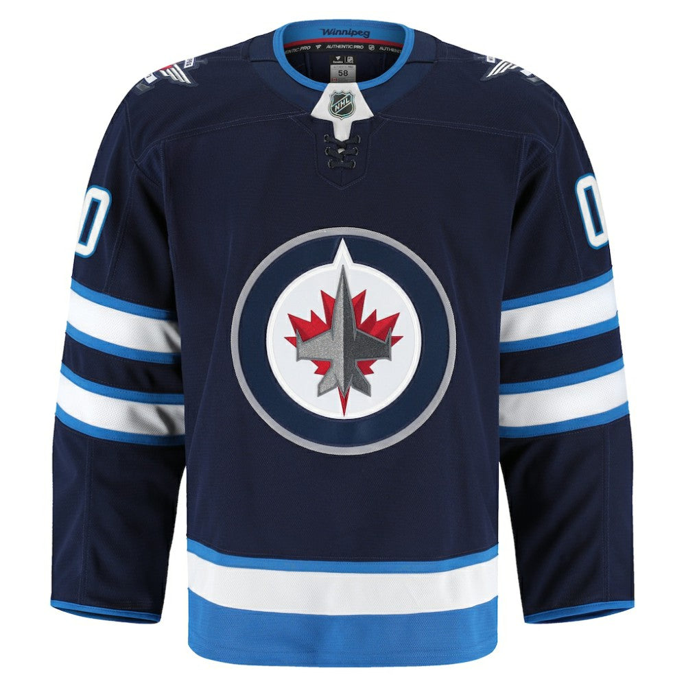 Winnipeg Jets Fanatics Home Authentic Pro Custom Jersey Navy