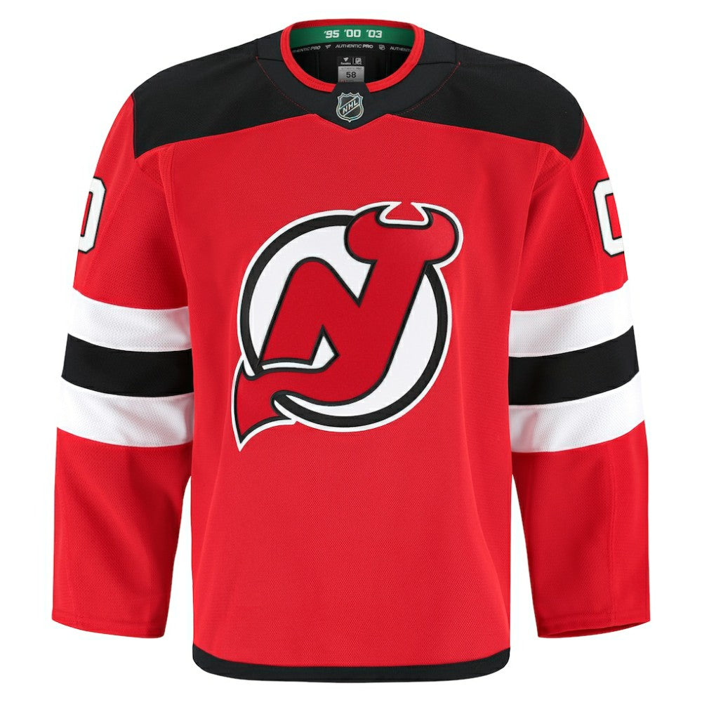 New Jersey Devils Fanatics Home Authentic Pro Custom Jersey Red