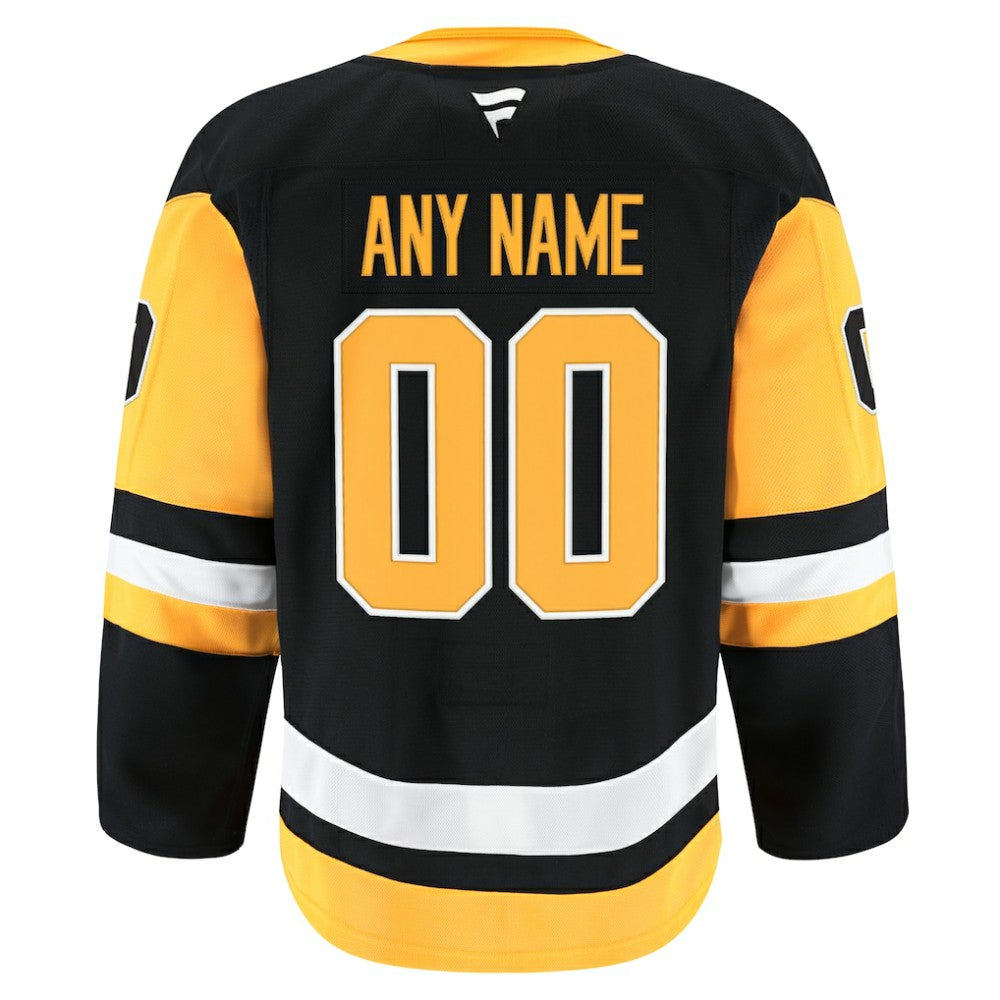 Pittsburgh Penguins Fanatics Home Authentic Pro Custom Jersey Black