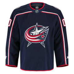 Columbus Blue Jackets Fanatics Home Authentic Pro Custom Jersey Navy