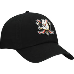 Anaheim Ducks '47 Core Logo Clean Up Adjustable Hat Black