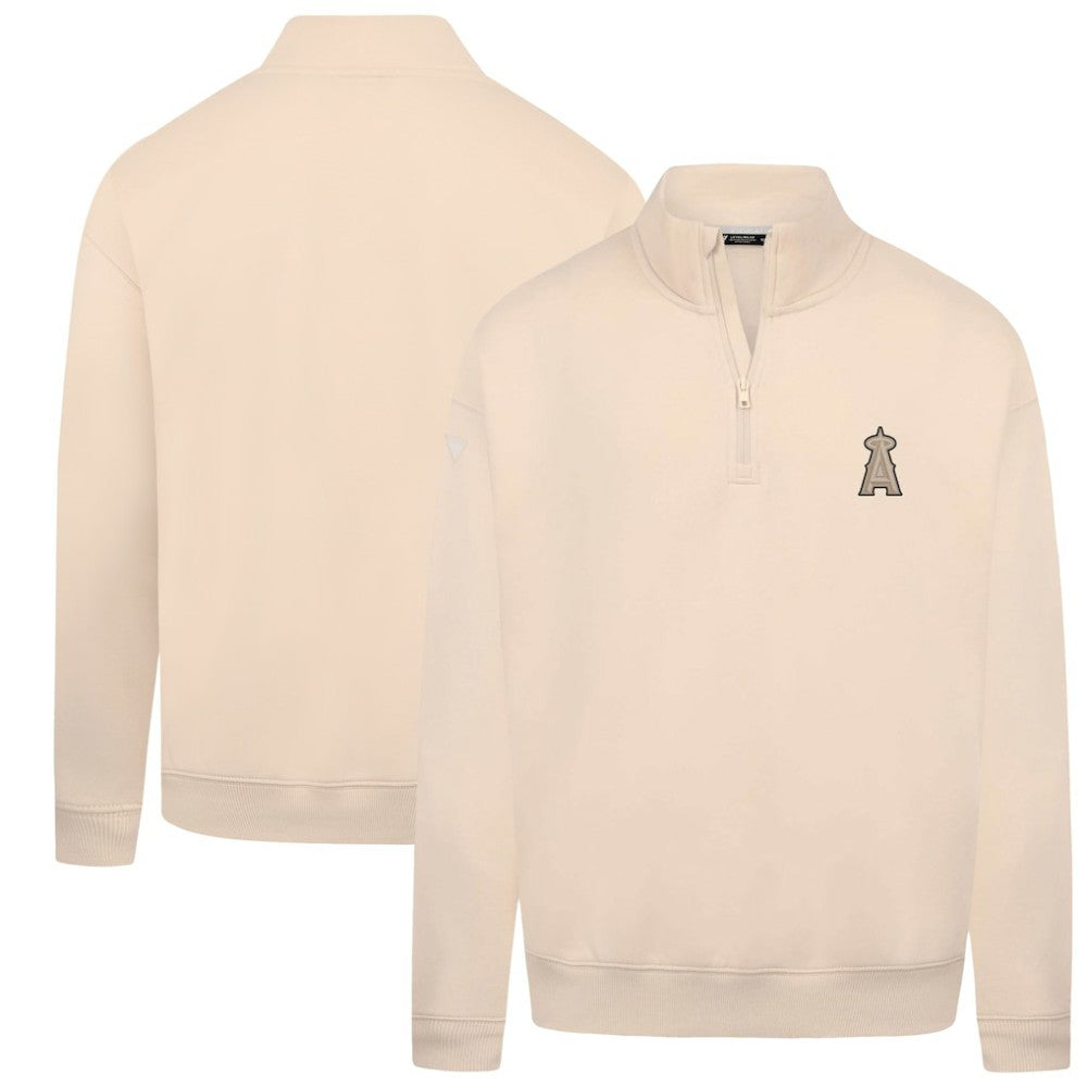 Los Angeles Angels Levelwear Murray Quarter-Zip Sweatshirt Khaki