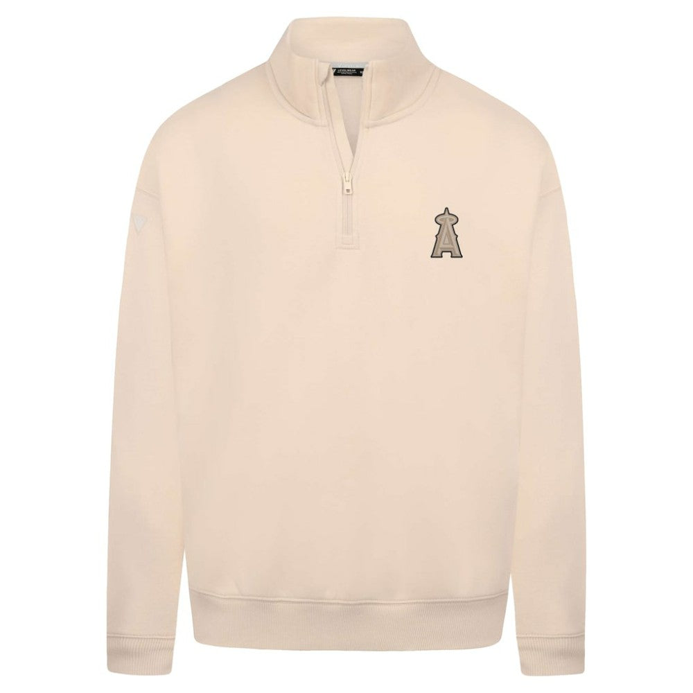Los Angeles Angels Levelwear Murray Quarter-Zip Sweatshirt Khaki