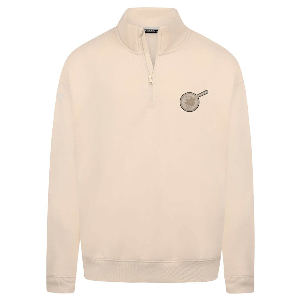 San Diego Padres Levelwear Murray Quarter-Zip Sweatshirt Khaki
