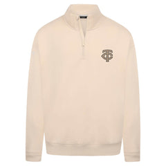 Minnesota Twins Levelwear Murray Quarter-Zip Sweatshirt Khaki