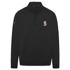 Seattle Mariners Levelwear Murray Quarter-Zip Sweatshirt Black