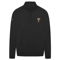 Philadelphia Phillies Levelwear Murray Quarter-Zip Sweatshirt Black