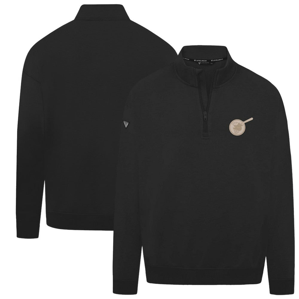 San Diego Padres Levelwear Murray Quarter-Zip Sweatshirt Black