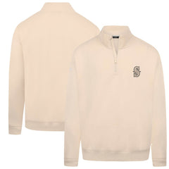 Seattle Mariners Levelwear Murray Quarter-Zip Sweatshirt Khaki