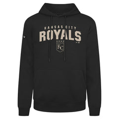 Kansas City Royals Levelwear Podium Team Arch Pullover Hoodie Black