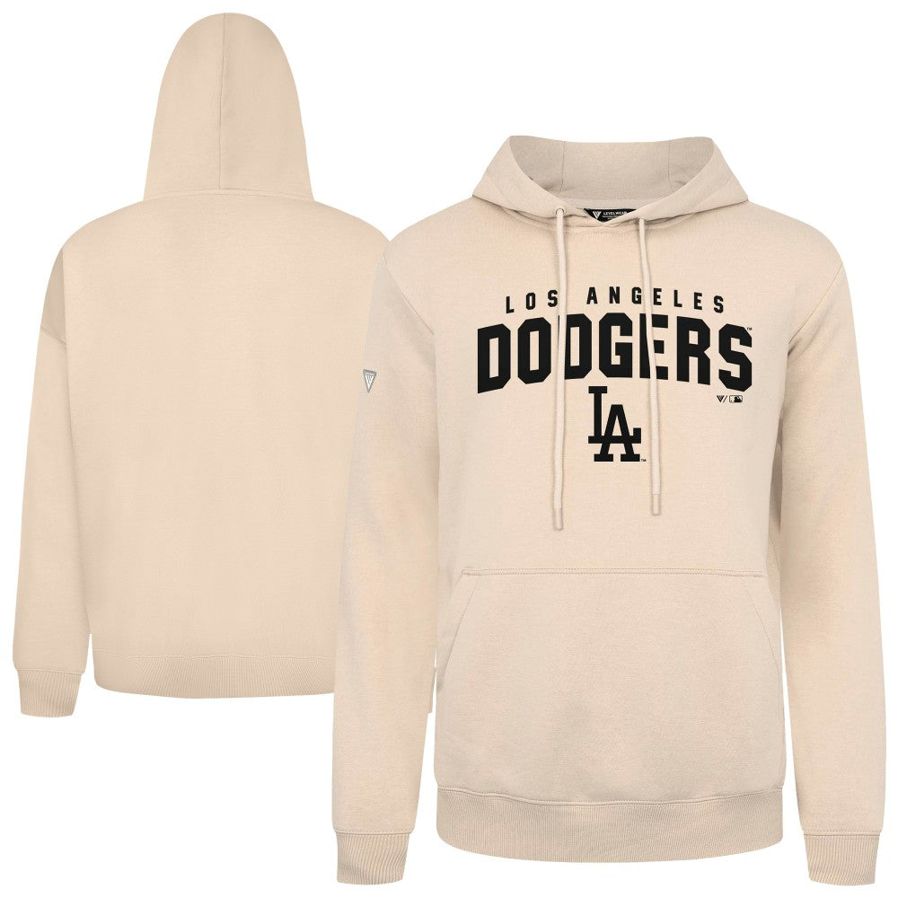 Los Angeles Dodgers Levelwear Podium Team Arch Pullover Hoodie Khaki