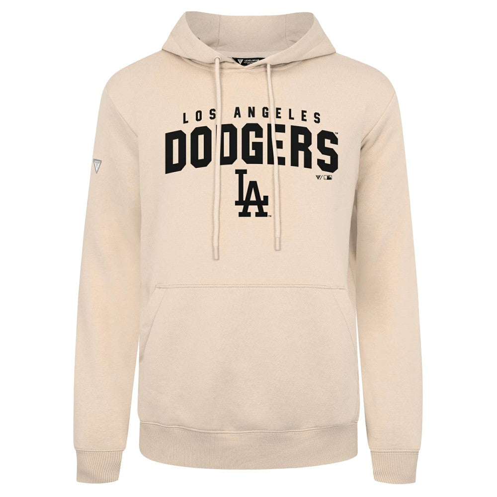 Los Angeles Dodgers Levelwear Podium Team Arch Pullover Hoodie Khaki