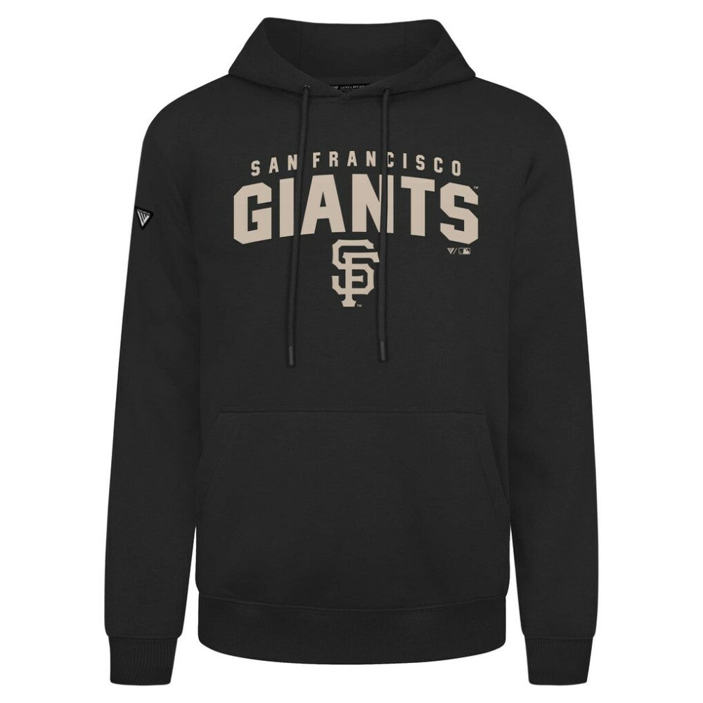 San Francisco Giants Levelwear Podium Team Arch Pullover Hoodie Black