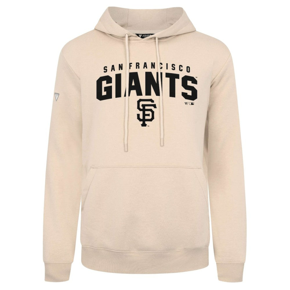 San Francisco Giants Levelwear Podium Team Arch Pullover Hoodie Khaki