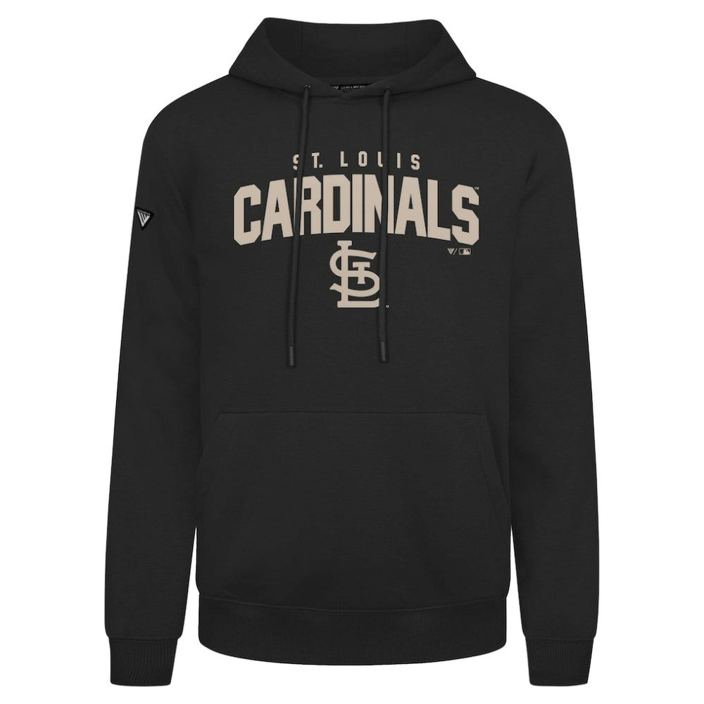 St. Louis Cardinals Levelwear Podium Team Arch Pullover Hoodie Black
