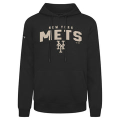 New York Mets Levelwear Podium Team Arch Pullover Hoodie Black
