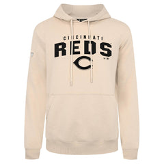 Cincinnati Reds Levelwear Podium Team Arch Pullover Hoodie Khaki