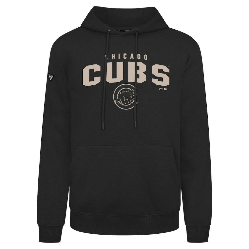 Chicago Cubs Levelwear Podium Team Arch Pullover Hoodie Black