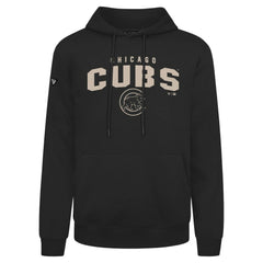 Chicago Cubs Levelwear Podium Team Arch Pullover Hoodie Black