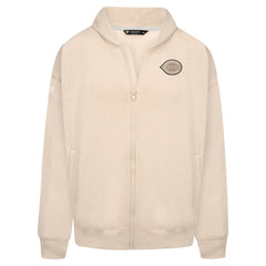 Cincinnati Reds Levelwear Uphill Oversized Full-Zip Hoodie Khaki
