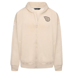 Cleveland Guardians Levelwear Uphill Oversized Full-Zip Hoodie Khaki