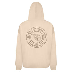 Cleveland Guardians Levelwear Uphill Oversized Full-Zip Hoodie Khaki
