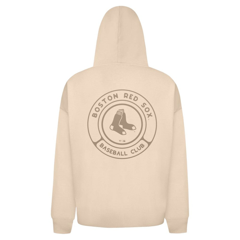 Boston Red Sox Levelwear Uphill Oversized Full-Zip Hoodie Khaki
