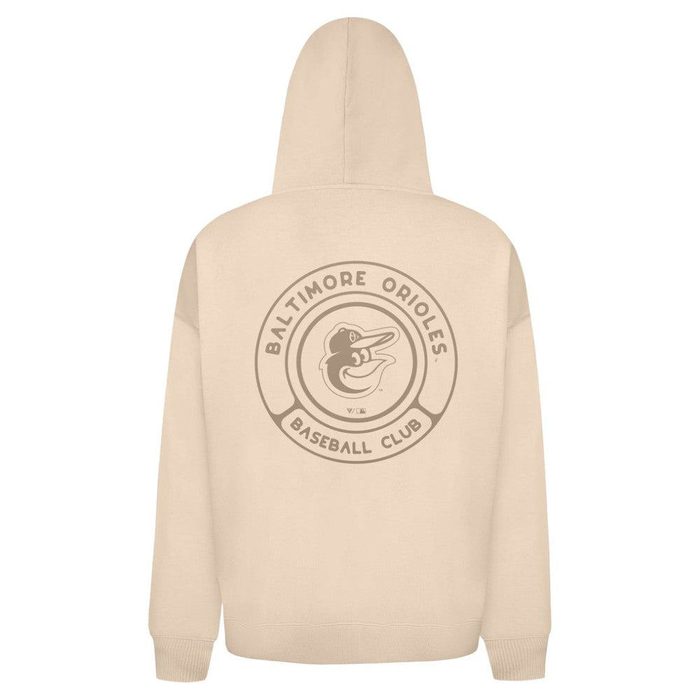Baltimore Orioles Levelwear Uphill Oversized Full-Zip Hoodie Khaki