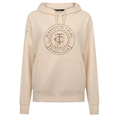 Minnesota Twins Levelwear Women's Adorn Gateway Pullover Hoodie Khaki
