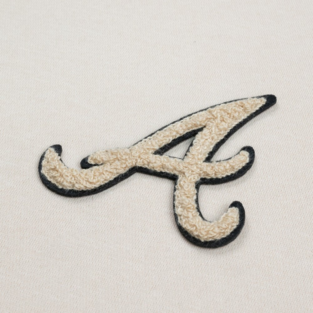 Atlanta Braves Levelwear Women's Gardinia Full-Zip Hoodie Khaki