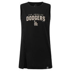 Los Angeles Dodgers Levelwear Women's Influx Team Arch Tank Top Black