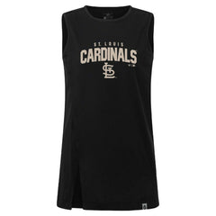 St. Louis Cardinals Levelwear Women's Influx Team Arch Tank Top Black