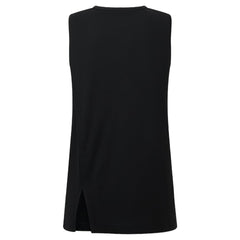 Atlanta Braves Levelwear Women's Influx Team Arch Tank Top Black