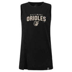 Baltimore Orioles Levelwear Women's Influx Team Arch Tank Top Black