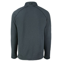 Chicago White Sox Cutter & Buck Peshastin Eco Fleece Recycled Raglan Quarter-Zip Top Heather Black