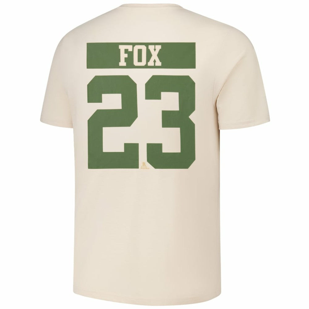 Adam Fox New York Rangers Levelwear 2024 NHL Military Appreciation Richmond Delta Player Name & Number T-Shirt Khaki