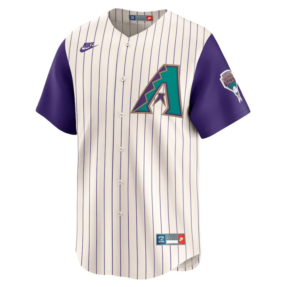 Luis Gonzalez Arizona Diamondbacks Throwback Cooperstown Collection Limited Jersey - Cream