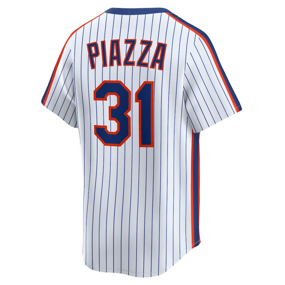 Mike Piazza New York Mets Throwback Cooperstown Collection Limited Jersey White | Nike